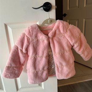 Pink fur jacket (kids)